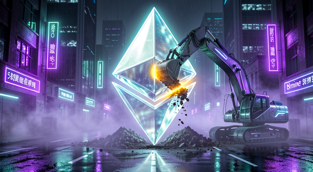 Bitmine 快吃掉 5% 以太坊，這不只是買幣，是幫以太坊造現金流的故事 封面圖