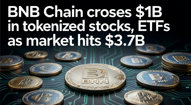 BNB Chain 的代幣化股票破 10 億美元，為什麼這會變成你的新投資入口？ 封面圖