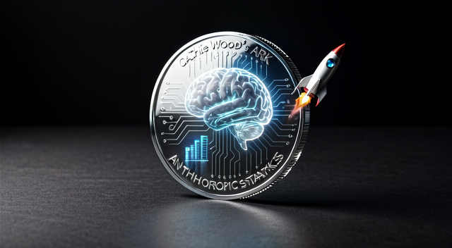 Cathie Wood 把 OpenAI、Anthropic 塞進鏈上：這是VC投機化，還是私有科技資產流動性革命？ 封面圖